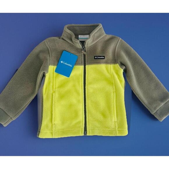 Columbia Other - Columbia Baby Boy  Steens Mtn Color Block  Fleece Jacket Size 3T NEW
